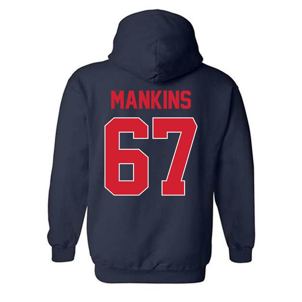 Ole Miss - NCAA Football : Kane Mankins - Hooded Sweatshirt-1