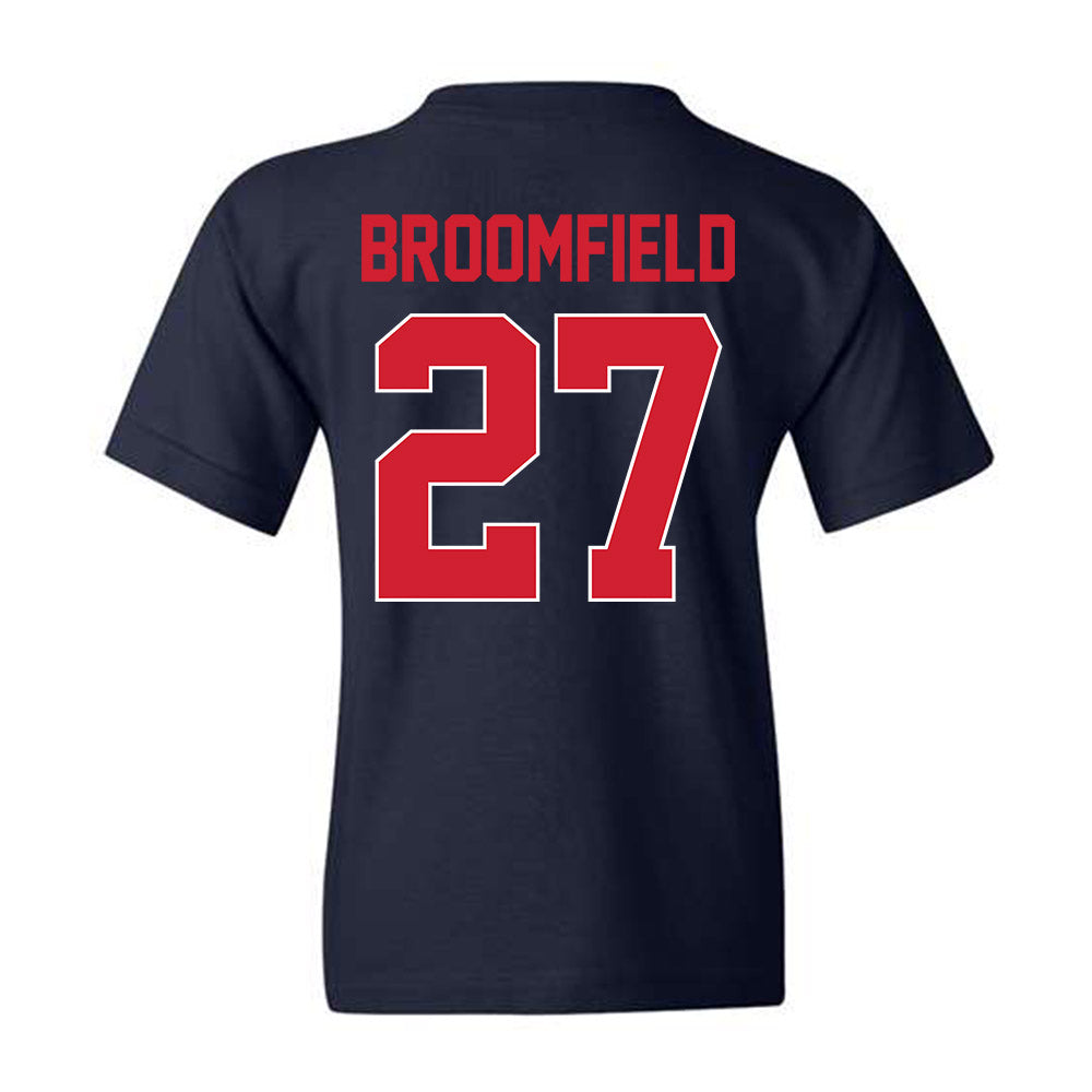 Ole Miss - NCAA Football : Pat Broomfield - Youth T-Shirt
