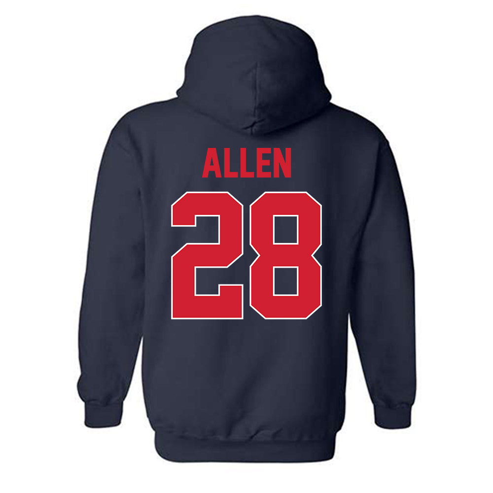 Ole Miss - NCAA Baseball : Noah Allen - Hooded Sweatshirt-1