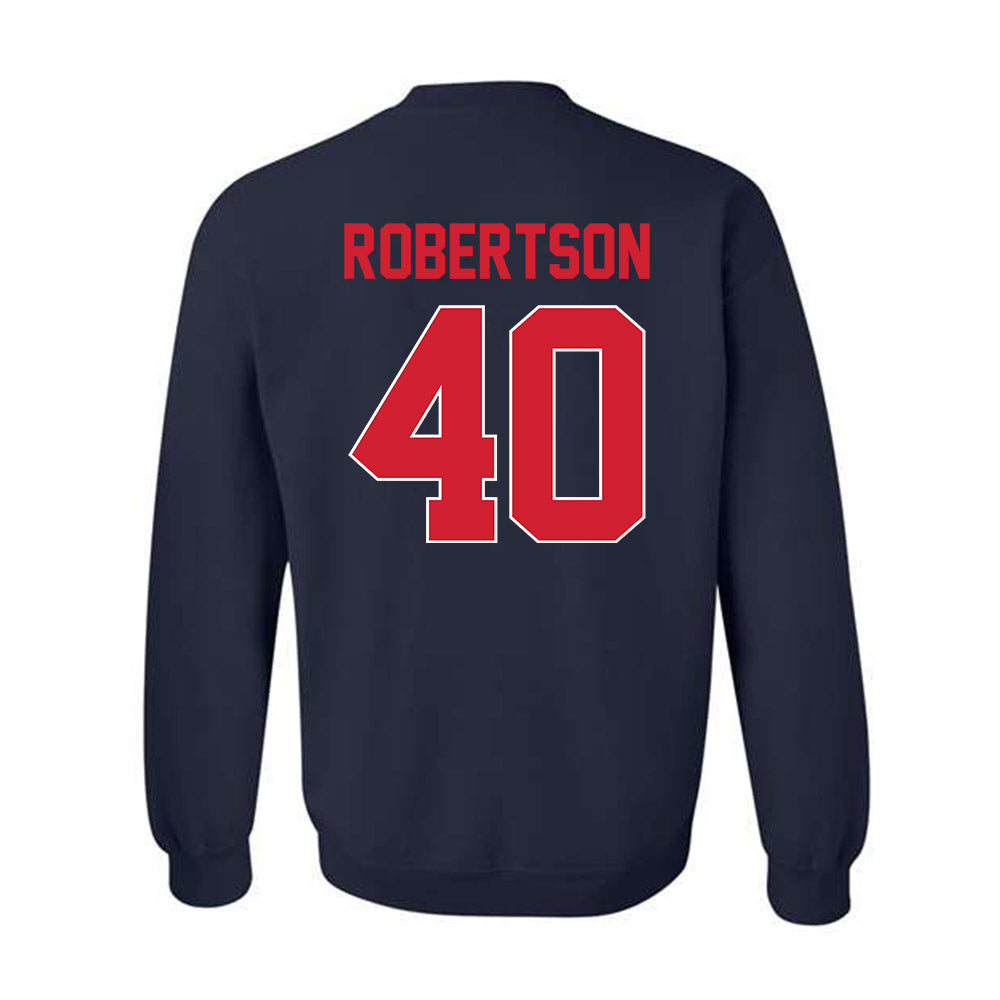 Ole Miss - NCAA Baseball : JP Robertson - Crewneck Sweatshirt-1