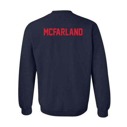 Ole Miss - NCAA Women's Track & Field : Katie McFarland - Crewneck Sweatshirt-1