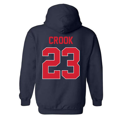 Ole Miss - NCAA Women's Volleyball : Jorda Crook - Hooded Sweatshirt-1