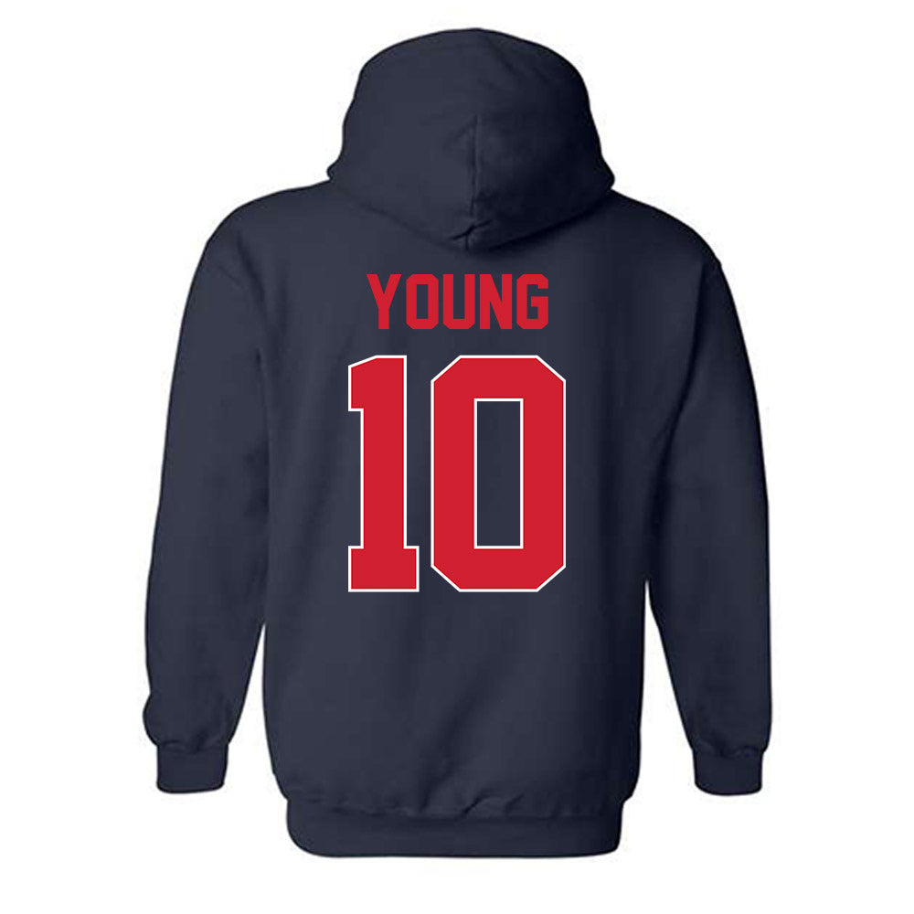Ole Miss - NCAA Women's Basketball : J'Adore Young - Hooded Sweatshirt-1