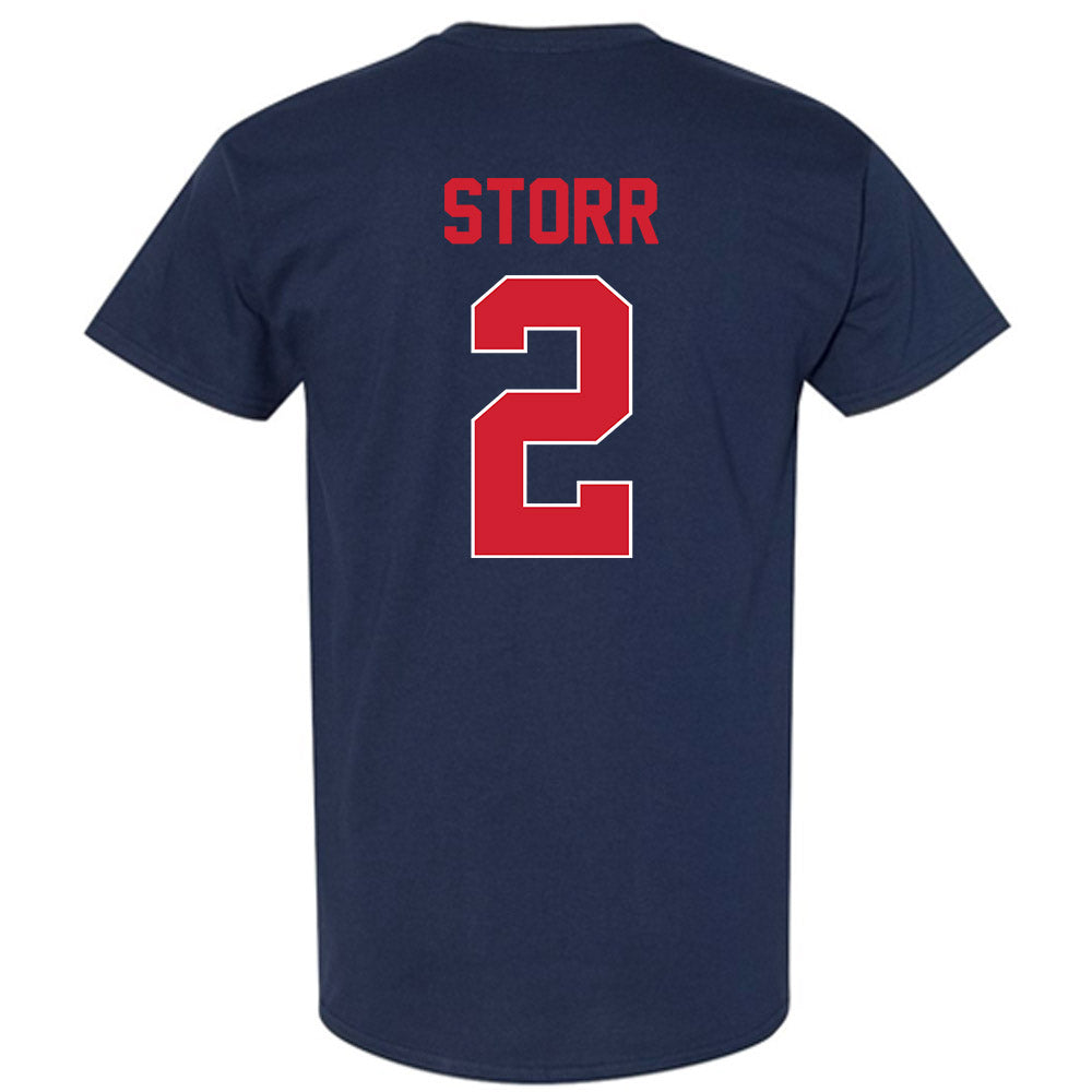 Ole Miss - NCAA Men's Basketball : AJ Storr - T-Shirt-1