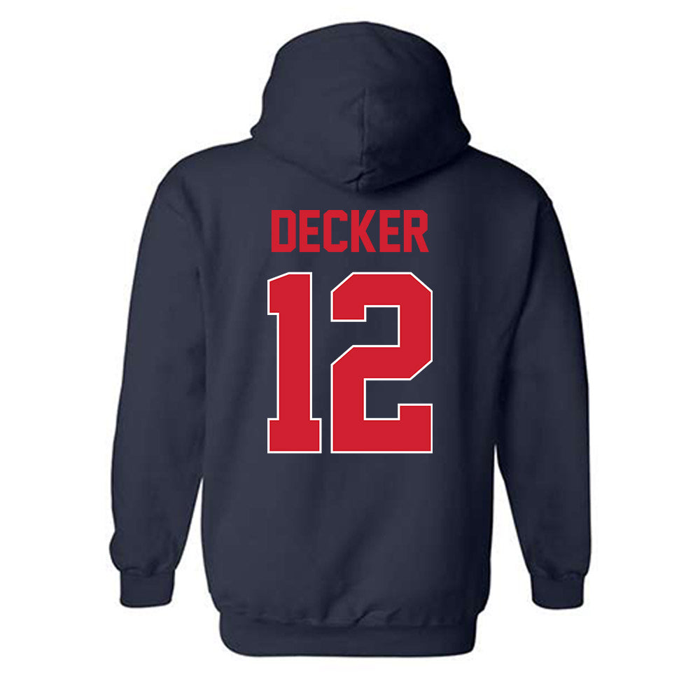 Ole Miss - NCAA Baseball : Dominic Decker - Hooded Sweatshirt-1
