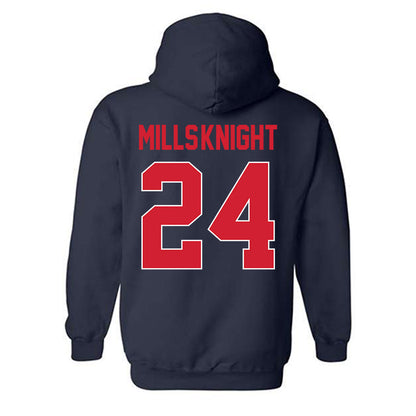 Ole Miss - NCAA Football : Shekai Mills-Knight - Hooded Sweatshirt-1