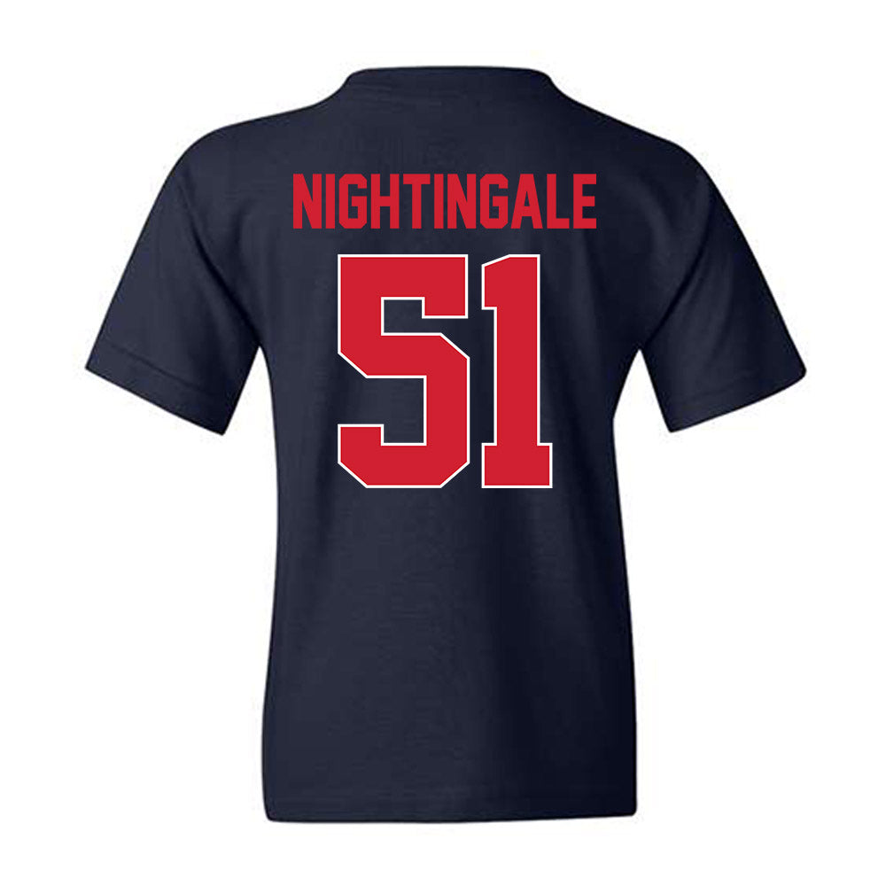 Ole Miss - NCAA Football : Trey Nightingale - Youth T-Shirt-1
