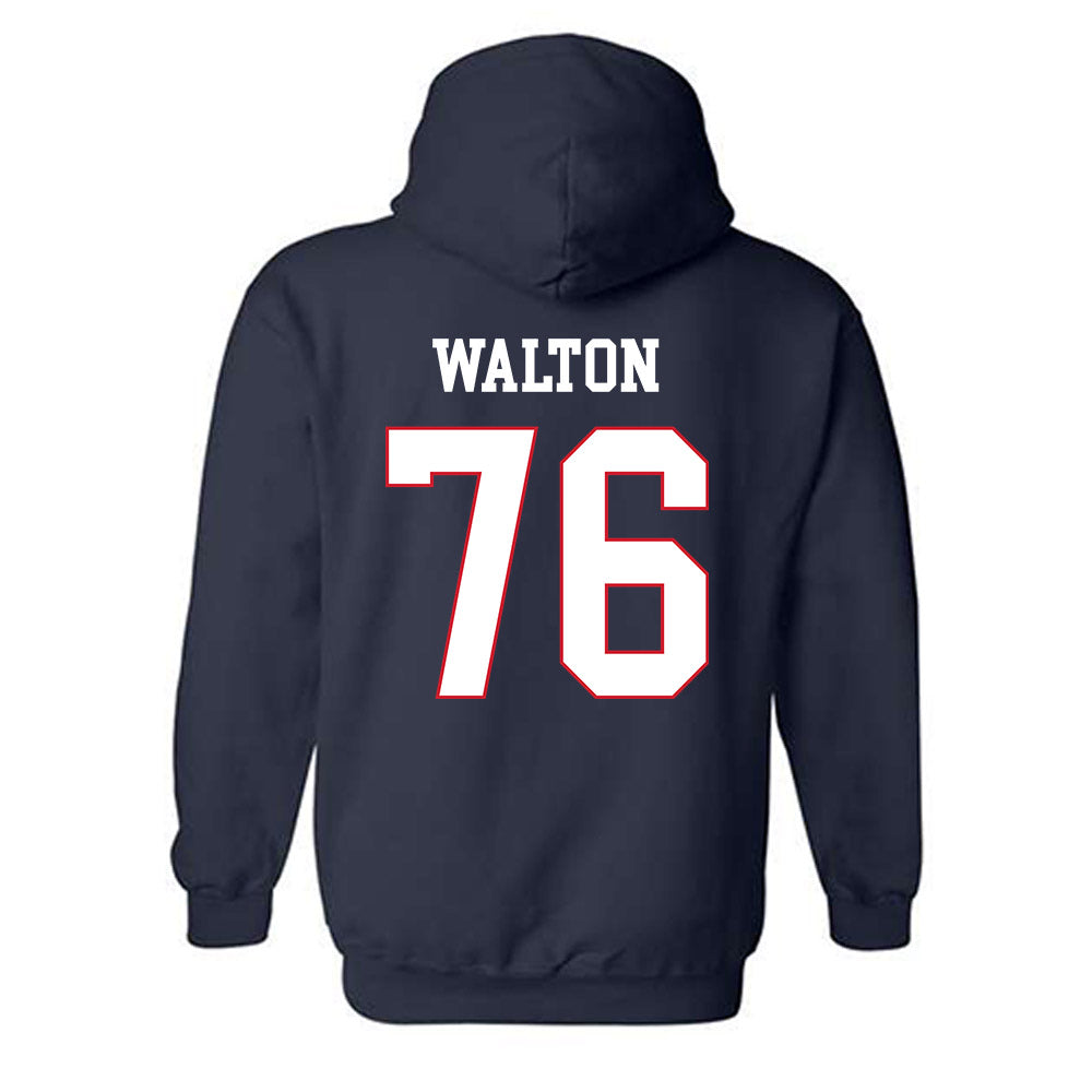 Fresno State - NCAA Football : Brayden Walton - Generic Shersey Hooded Sweatshirt-1