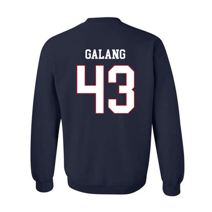 Fresno State - NCAA Baseball : Jared Galang - Generic Shersey Crewneck Sweatshirt-1
