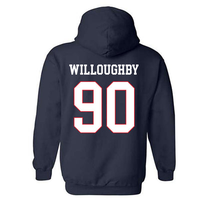 Fresno State - NCAA Football : Cooper Willoughby - Generic Shersey Hooded Sweatshirt-1