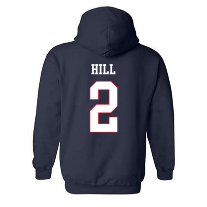 Fresno State - NCAA Softball : Olivia Hill - Generic Shersey Hooded Sweatshirt-1