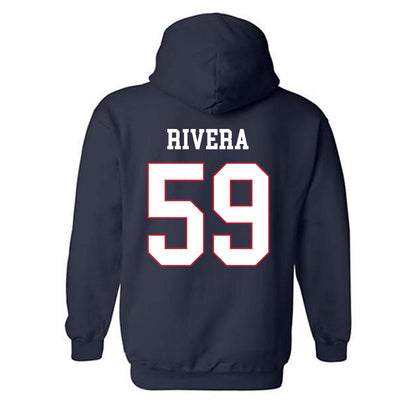 Fresno State - NCAA Football : Alex Rivera - Generic Shersey Hooded Sweatshirt-1