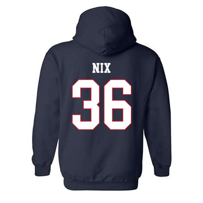 Fresno State - NCAA Football : Tommy Nix - Generic Shersey Hooded Sweatshirt