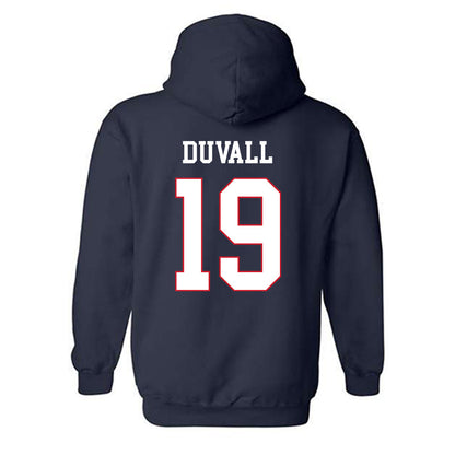 Fresno State - NCAA Football : Harold Duvall - Generic Shersey Hooded Sweatshirt-1