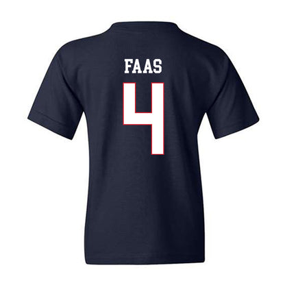 Fresno State - NCAA Men's Basketball : Cameron Faas - Generic Shersey Youth T-Shirt-1