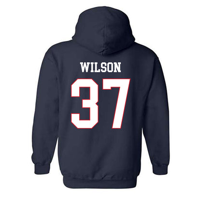 Fresno State - NCAA Football : Ryan Wilson - Generic Shersey Hooded Sweatshirt-1