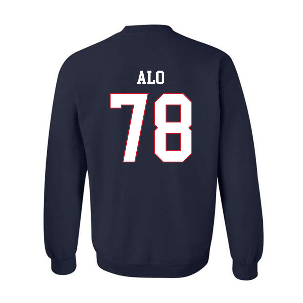 Fresno State - NCAA Softball : Lorraine Alo - Generic Shersey Crewneck Sweatshirt-1