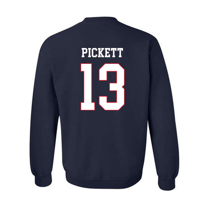 Fresno State - NCAA Baseball : Mikey Pickett - Generic Shersey Crewneck Sweatshirt-1