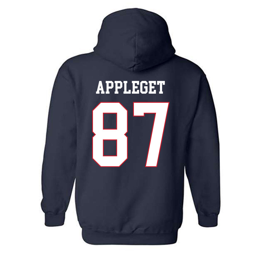 Fresno State - NCAA Football : Jake Appleget - Generic Shersey Hooded Sweatshirt-1