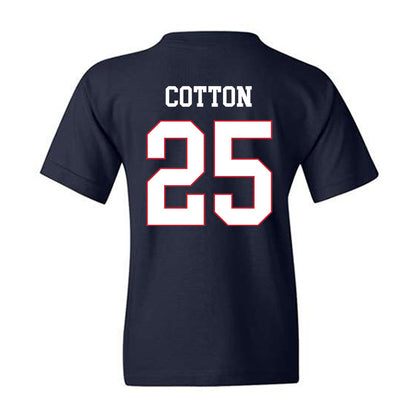 Fresno State - NCAA Football : Keynan Cotton - Generic Shersey Youth T-Shirt-1