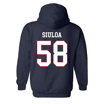 Fresno State - NCAA Football : Efren Siuloa - Generic Shersey Hooded Sweatshirt-1