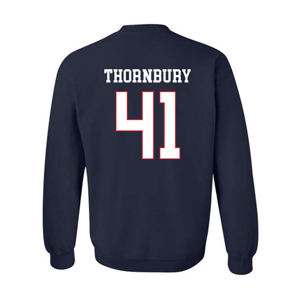 Fresno State - NCAA Baseball : Weston Thornbury - Generic Shersey Crewneck Sweatshirt-1