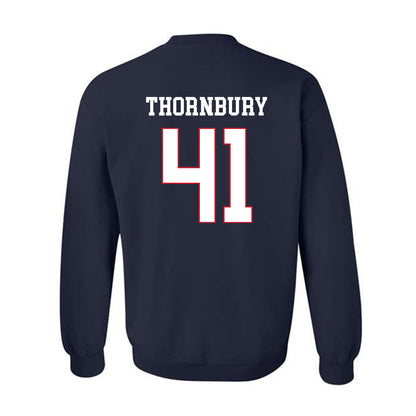 Fresno State - NCAA Baseball : Weston Thornbury - Generic Shersey Crewneck Sweatshirt-1