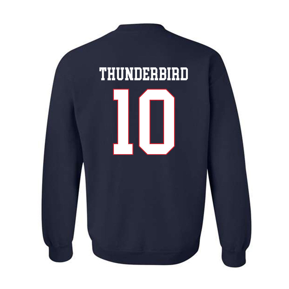 Fresno State - NCAA Football : Kvion Thunderbird - Generic Shersey Crewneck Sweatshirt-1