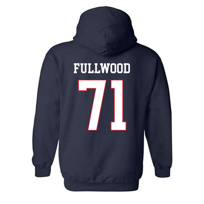 Fresno State - NCAA Football : Rolan Fullwood - Generic Shersey Hooded Sweatshirt-1