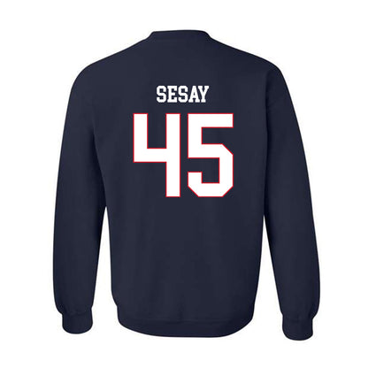 Fresno State - NCAA Football : Zephaniah Sesay - Generic Shersey Crewneck Sweatshirt-1