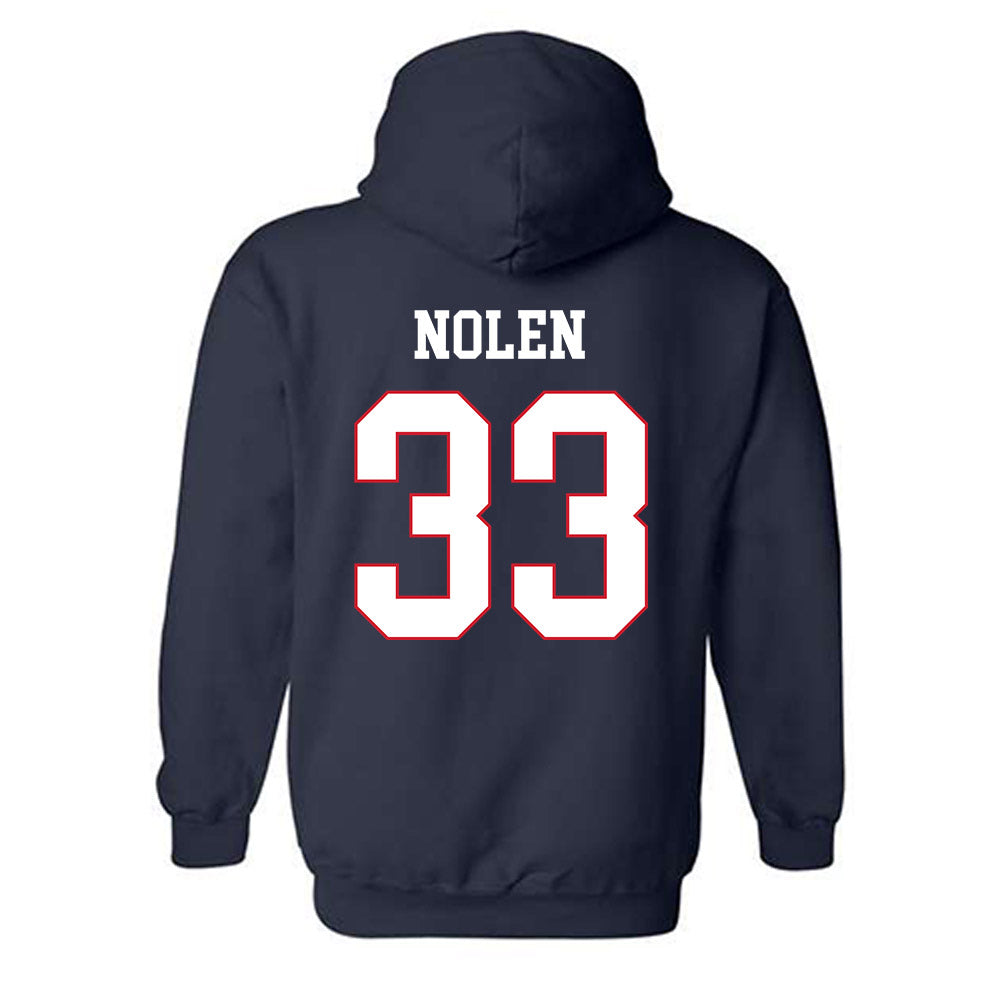 Fresno State - NCAA Baseball : Marcus Nolen - Generic Shersey Hooded Sweatshirt-1