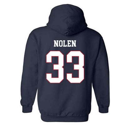 Fresno State - NCAA Baseball : Marcus Nolen - Generic Shersey Hooded Sweatshirt-1