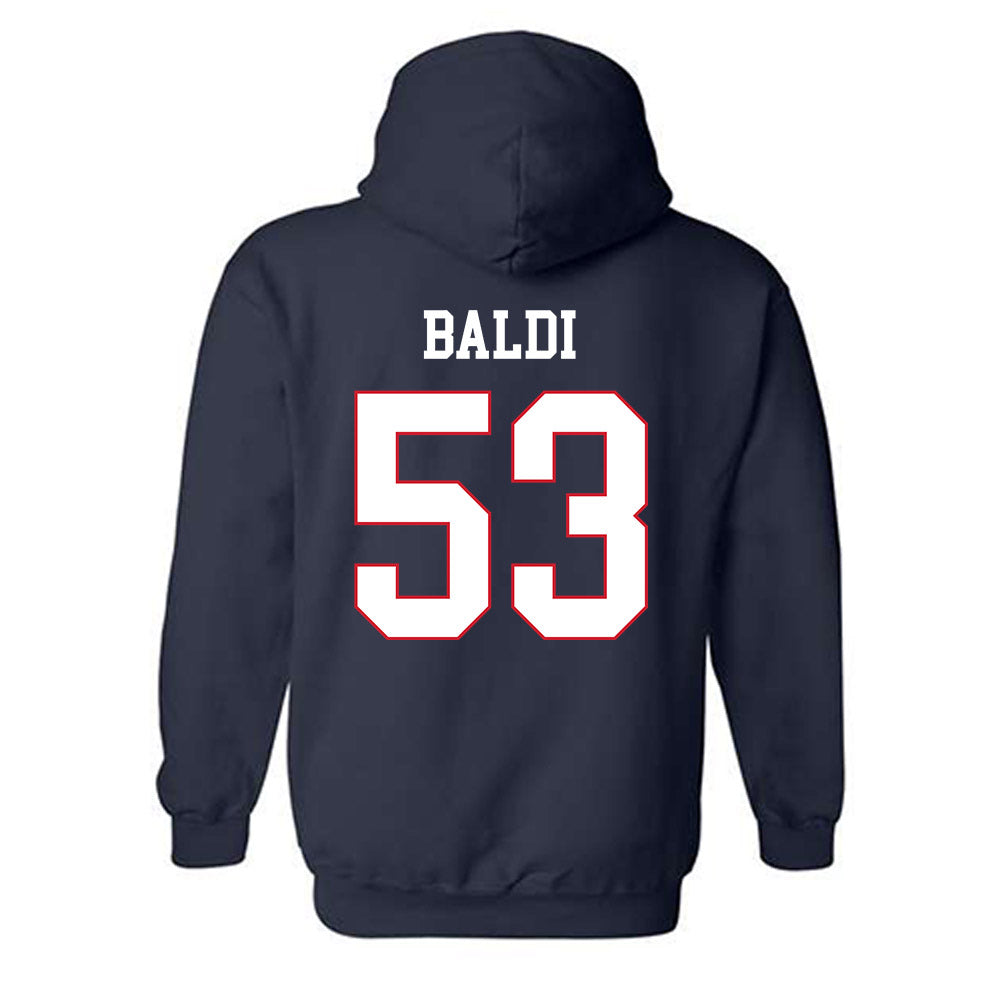 Fresno State - NCAA Football : Jack Baldi - Generic Shersey Hooded Sweatshirt-1
