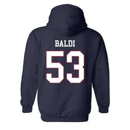 Fresno State - NCAA Football : Jack Baldi - Generic Shersey Hooded Sweatshirt-1