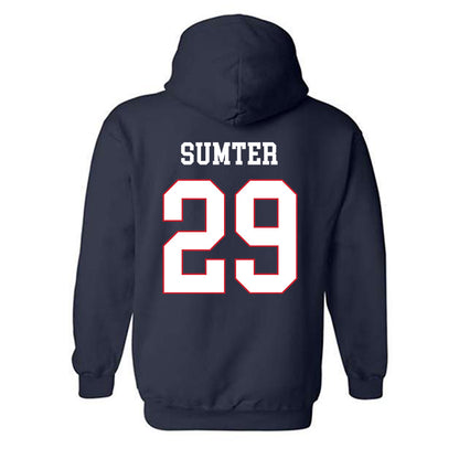 Fresno State - NCAA Football : Malakai Sumter - Generic Shersey Hooded Sweatshirt-1