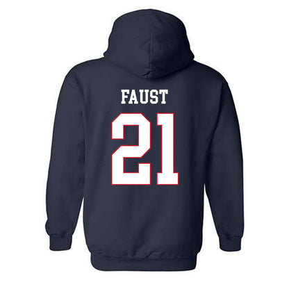 Fresno State - NCAA Baseball : Owen Faust - Generic Shersey Hooded Sweatshirt-1