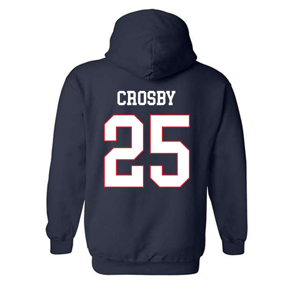 Fresno State - NCAA Softball : Jayda Crosby - Generic Shersey Hooded Sweatshirt-1