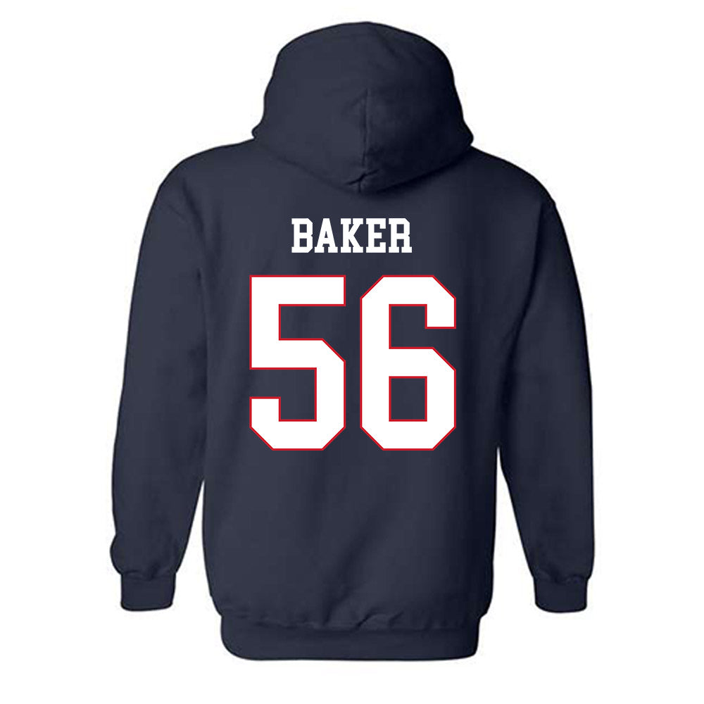 Fresno State - NCAA Football : Ben Baker - Generic Shersey Hooded Sweatshirt-1
