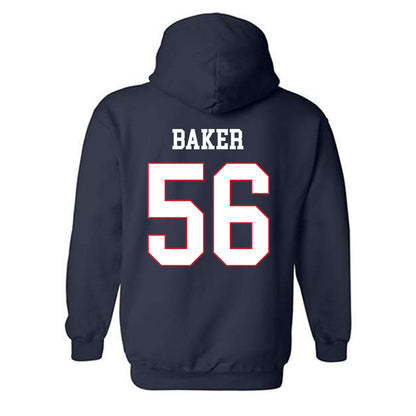 Fresno State - NCAA Football : Ben Baker - Generic Shersey Hooded Sweatshirt-1