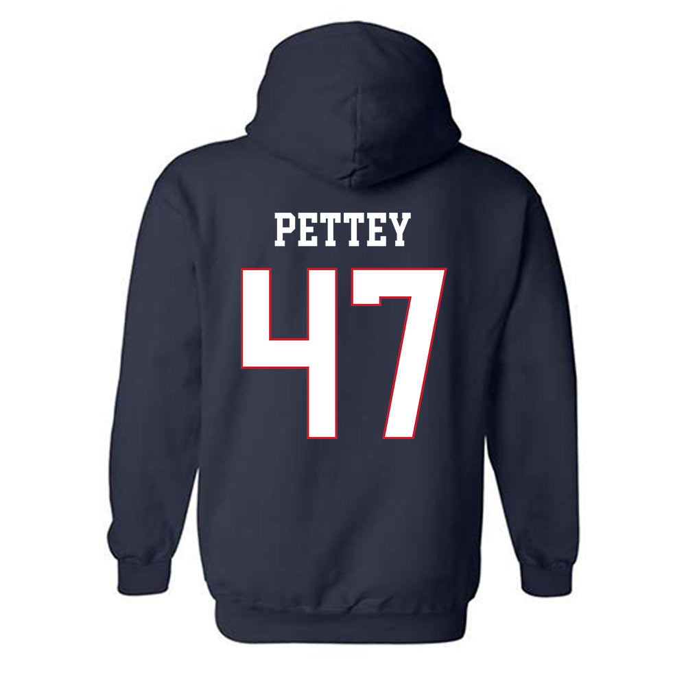 Fresno State - NCAA Softball : Makenna Pettey - Generic Shersey Hooded Sweatshirt-1