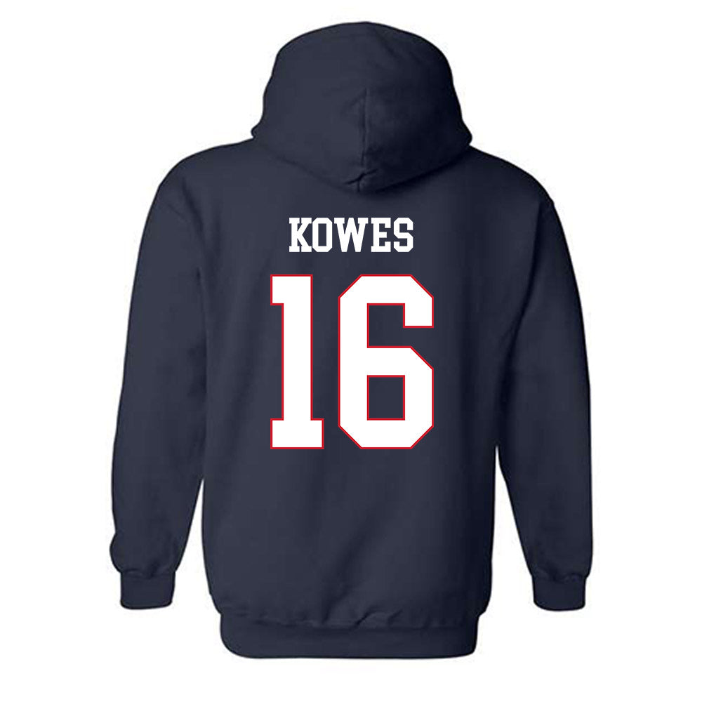 Fresno State - NCAA Baseball : Jacob Kowes - Generic Shersey Hooded Sweatshirt-1