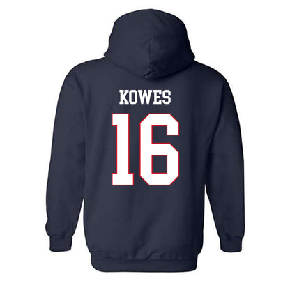 Fresno State - NCAA Baseball : Jacob Kowes - Generic Shersey Hooded Sweatshirt-1