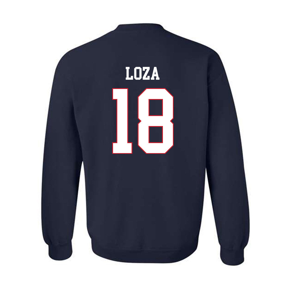 Fresno State - NCAA Softball : Alyssa Loza - Generic Shersey Crewneck Sweatshirt-1