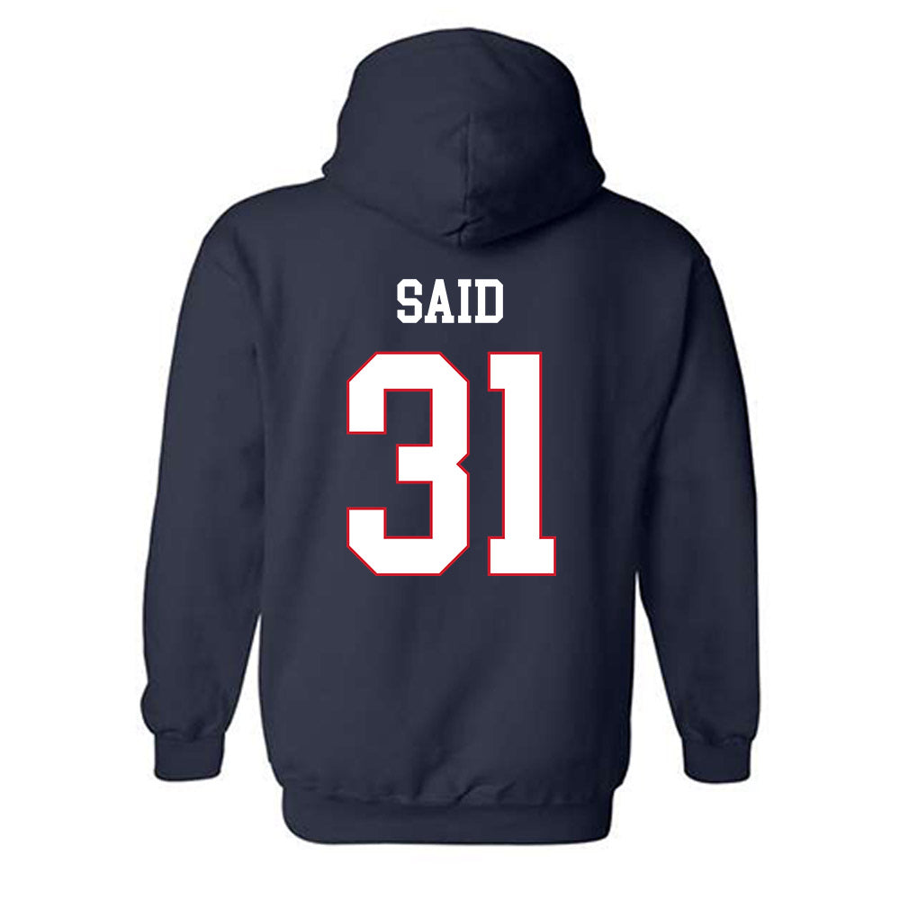 Fresno State - NCAA Women's Soccer : Jinan Said - Generic Shersey Hooded Sweatshirt-1