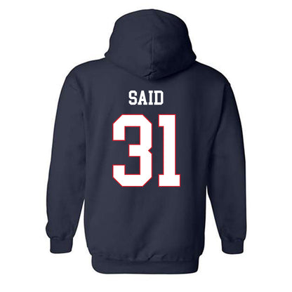 Fresno State - NCAA Women's Soccer : Jinan Said - Generic Shersey Hooded Sweatshirt-1
