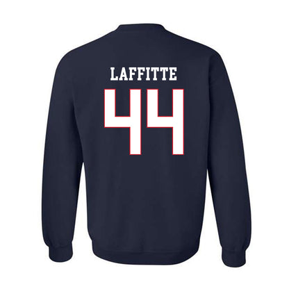 Fresno State - NCAA Football : Deijon Laffitte - Generic Shersey Crewneck Sweatshirt-1