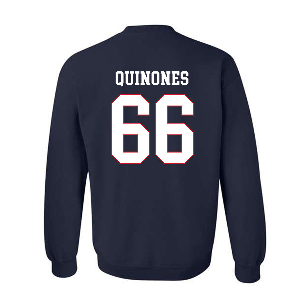 Fresno State - NCAA Football : Gino Quinones - Generic Shersey Crewneck Sweatshirt-1