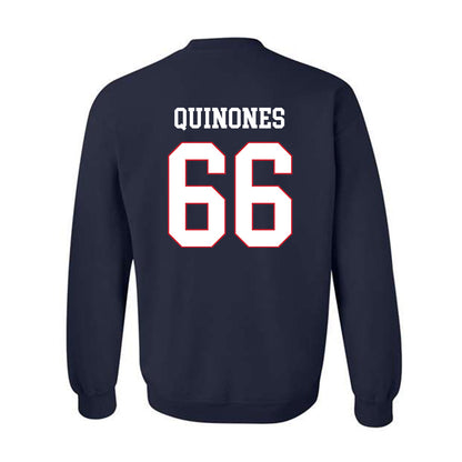 Fresno State - NCAA Football : Gino Quinones - Generic Shersey Crewneck Sweatshirt-1