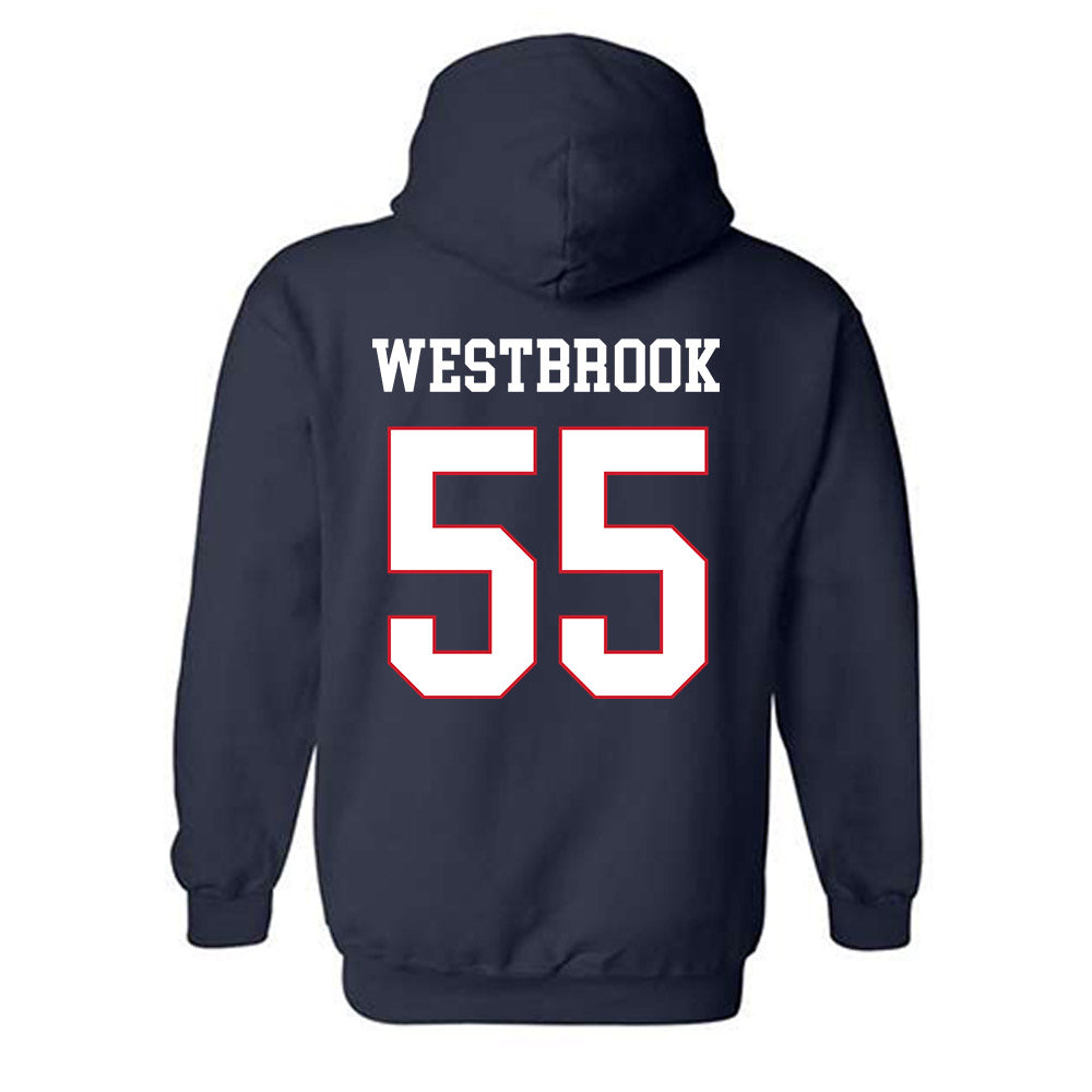 Fresno State - NCAA Softball : Tiara Westbrook - Generic Shersey Hooded Sweatshirt-1