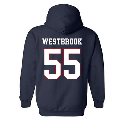 Fresno State - NCAA Softball : Tiara Westbrook - Generic Shersey Hooded Sweatshirt-1